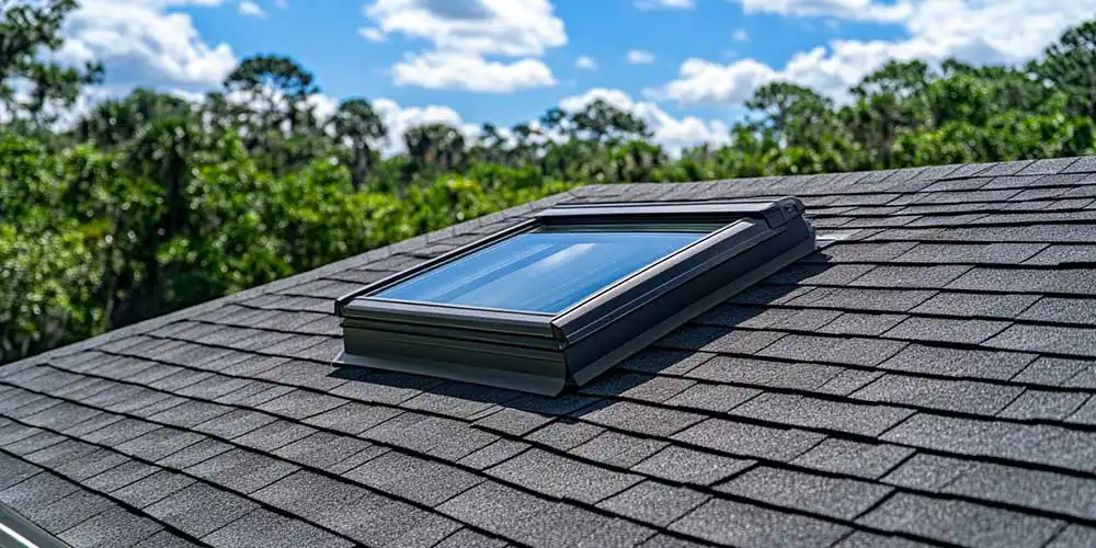 Skilled Roofing Repair Technician for Skylight